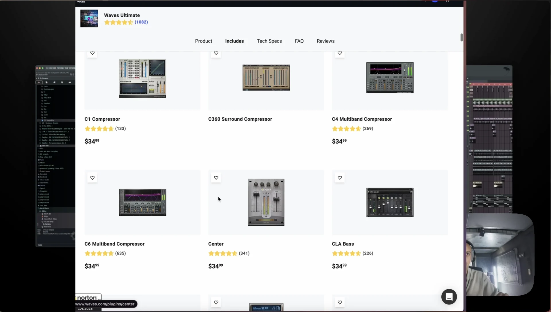 Waves-Plugin-Auswahl im Produktionsworkflow